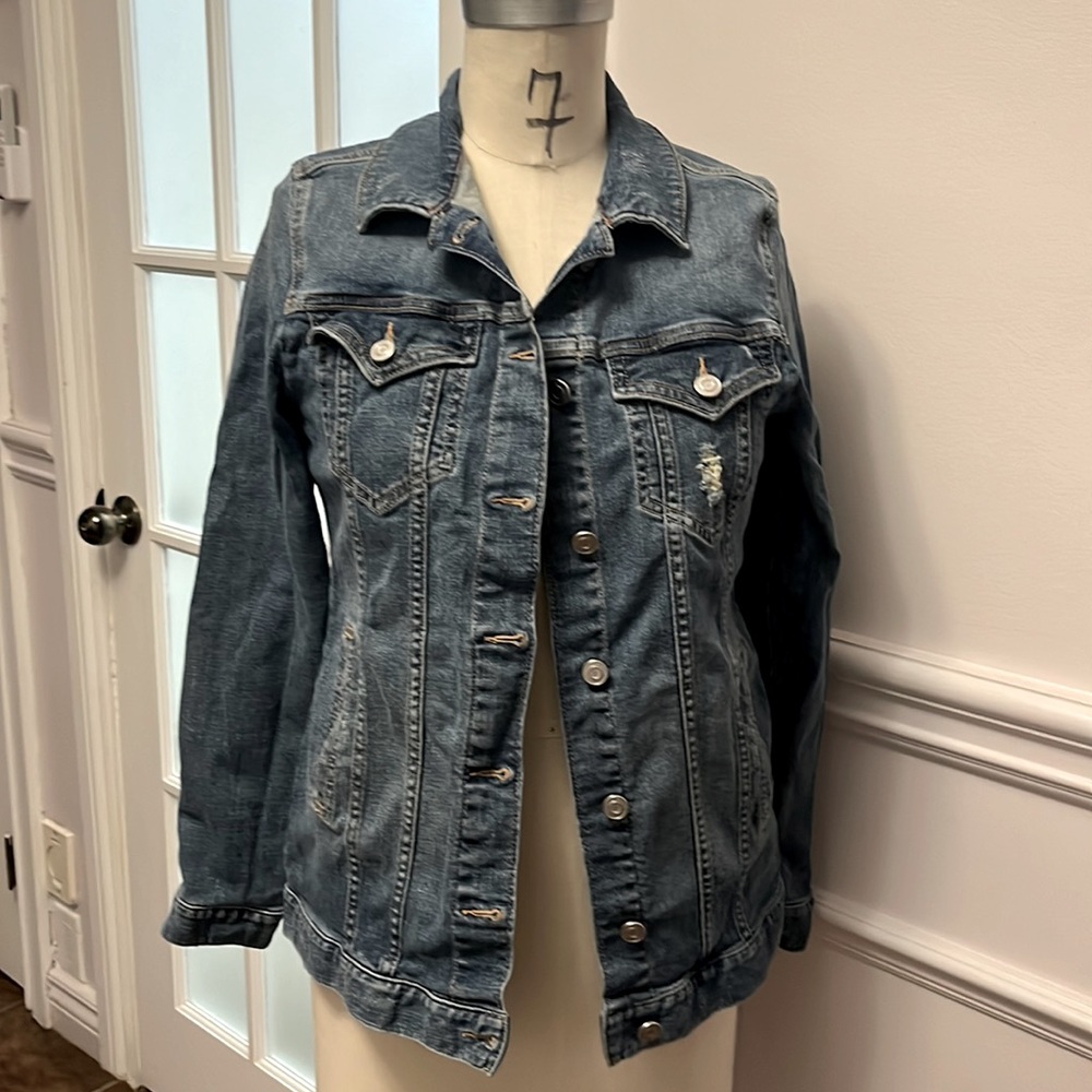 Tommy Hilfiger distressed denim jacket